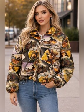 Vintage Carla Carini Quilted Jacket – Made in Italy | Size 36